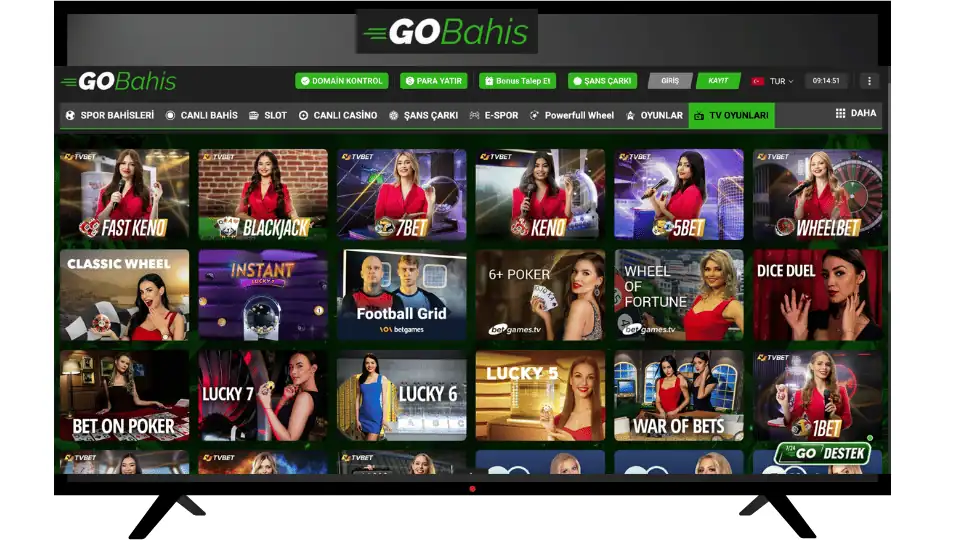 GOBahis TV Oyunları
